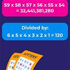 number of lottery combinations